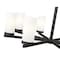Z-Lite Danica 8 Light Chandelier, 31.5in. W x 15.25in. H, Matte Black 3044-8MB - alternate 7